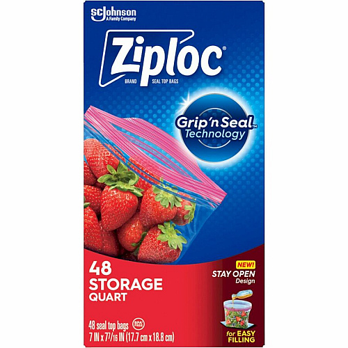 Ziploc Stand-Up Storage Bags (351317CT)