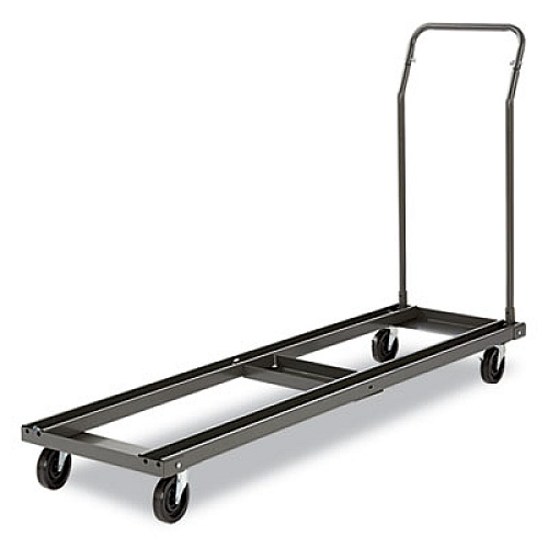 Alera Chair/Table Cart, Metal, 600 lb Capacity, 20.86" x 50.78" to 72.04" x 43.3", Black (FTCART)