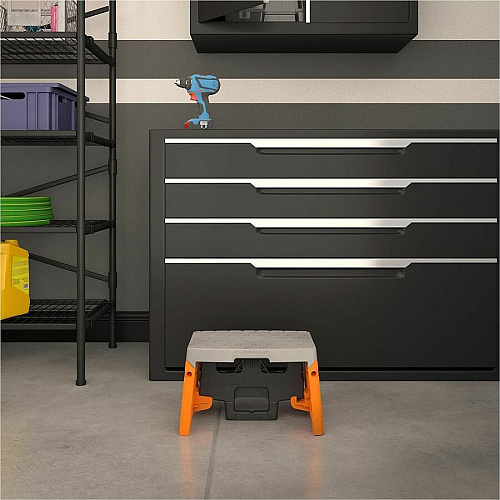 Cosco 1-Step Molded Folding Step Stool (11903BGO1E)