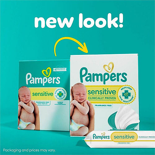 Pampers Baby Wipes Sensitive (87076)