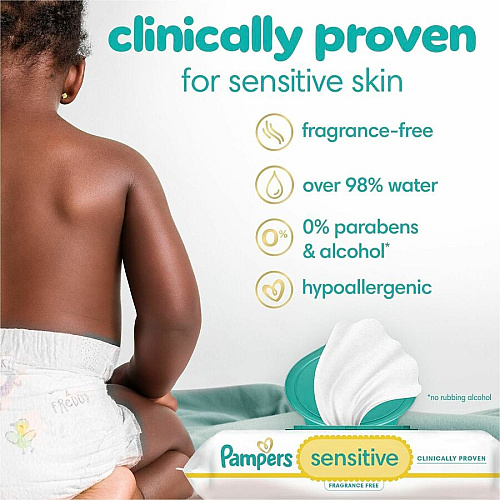 Pampers Baby Wipes Sensitive (87076)