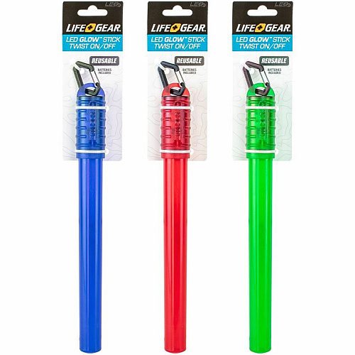 LifeGear LED Reusable Glow Stick (413678CT)