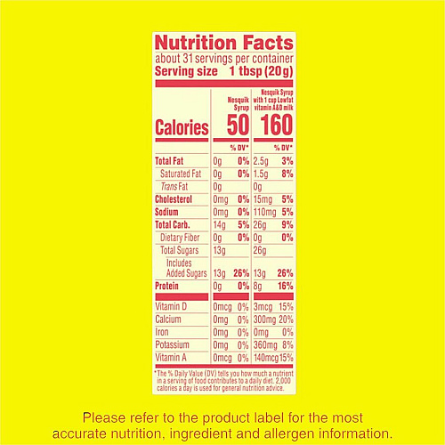 Nestle Strawberry Flavored Syrup (48928)