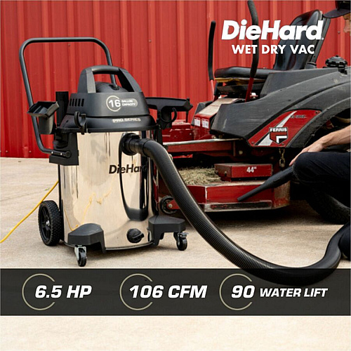 DieHard 16-Gallon 6.5 HP Pro Series Wet/Dry Vacuum (DH7000701)