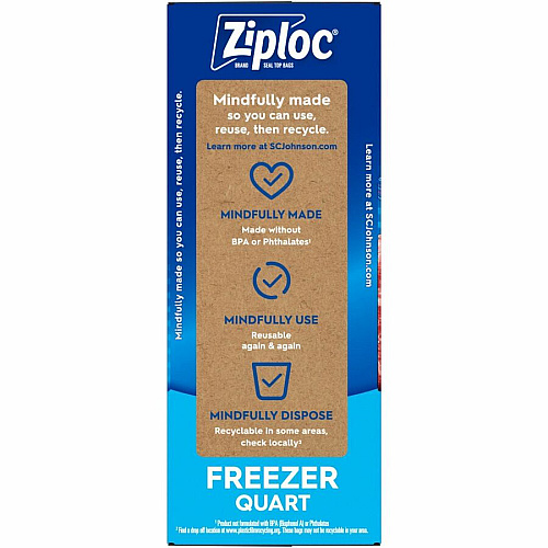 Ziploc Grip n' Seal Freezer Bags (351177)