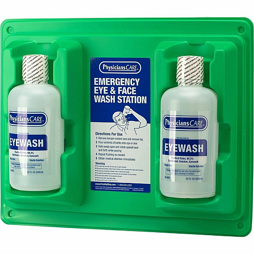 First Aid Only Twin-Bottle Eyewash Station (24300CT)