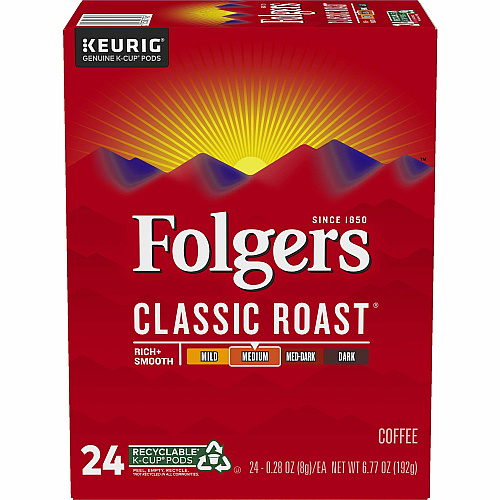 Folger K-Cup Classic Roast Coffee (7456)