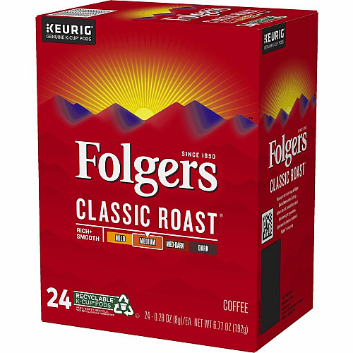 Folger K-Cup Classic Roast Coffee (7456)