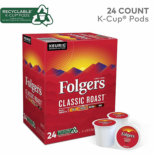 Folger K-Cup Classic Roast Coffee (7456)