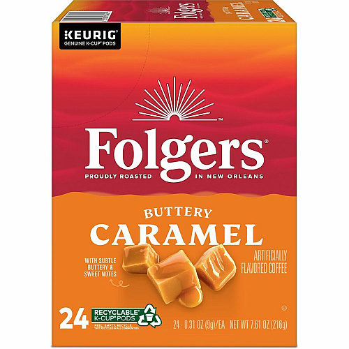 Folgers K-Cup Buttery Caramel Coffee (7461)