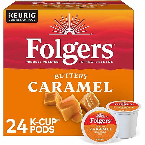 Folgers K-Cup Buttery Caramel Coffee (7461)