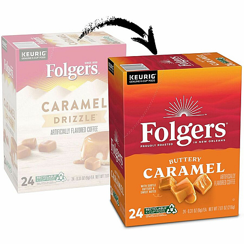 Folgers K-Cup Buttery Caramel Coffee (7461)