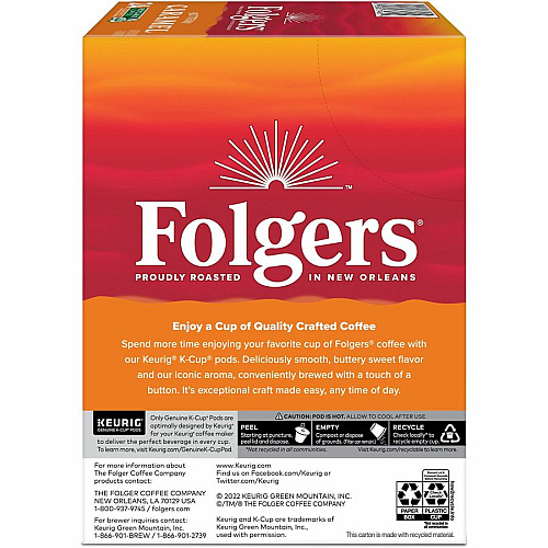 Folgers K-Cup Buttery Caramel Coffee (7461)