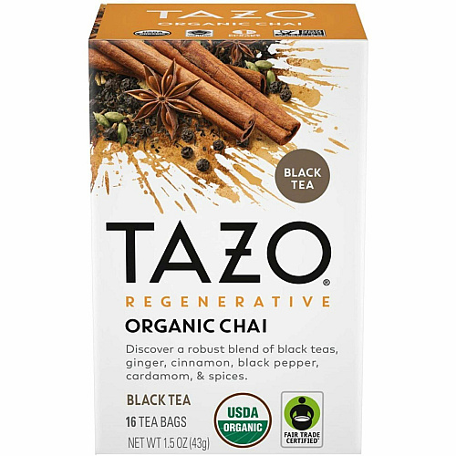 Tazo Regenerative Organic Chai Black Tea Bag (00305)