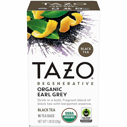 Tazo Regenerative Organic Earl Grey Black Tea Bag (00352)
