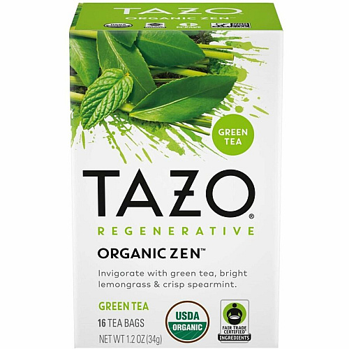 Tazo Regenerative Organic Zen Green Tea Bag (00309)