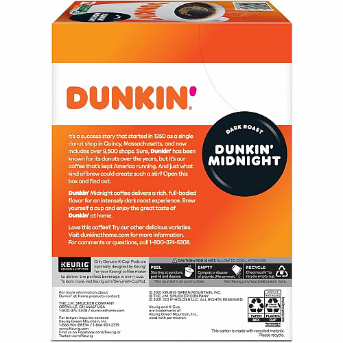 Dunkin' K-Cup Midnight Coffee (0316)