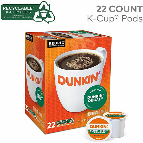 Dunkin' K-Cup Decaf Coffee (0317)
