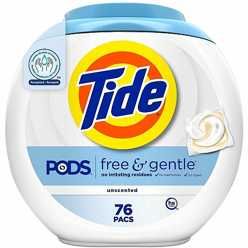 Tide Free & Gentle Laundry Detergent (09488)