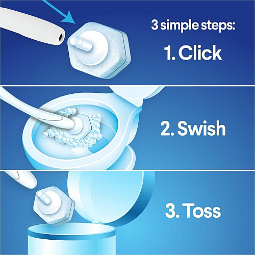 Clorox ToiletWand Toilet Cleaning and Disinfecting Scrubbing Pads Refills (31049)
