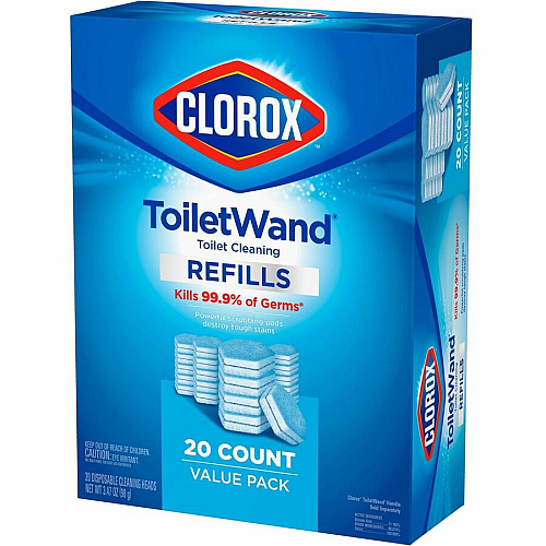 Clorox ToiletWand Toilet Cleaning and Disinfecting Scrubbing Pads Refills (31049)