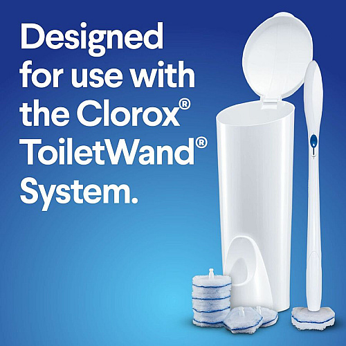 Clorox ToiletWand Toilet Cleaning and Disinfecting Scrubbing Pads Refills (31049)