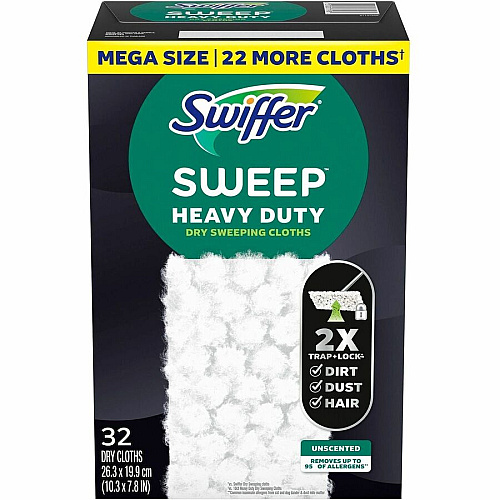Swiffer HvyDty MS Sweep Cloths (77198)