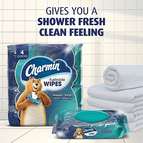 Charmin Flushable Wet Wipes (79619)