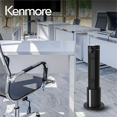Kenmore 29" Tower Heater with Humidifier (KM65012BK)