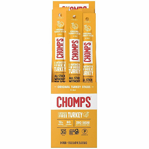 Chomps Original Turkey Snack Sticks (CTOTJ24)