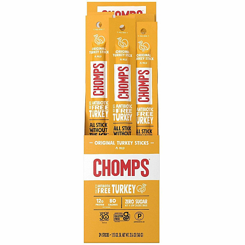 Chomps Original Turkey Snack Sticks (CTOTJ24)