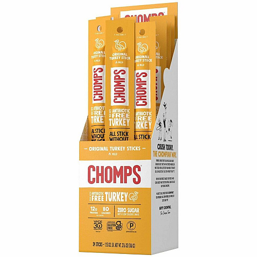 Chomps Original Turkey Snack Sticks (CTOTJ24)