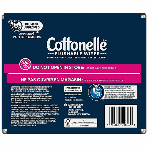 Cottonelle FreshCare Flush Wipes (51826)
