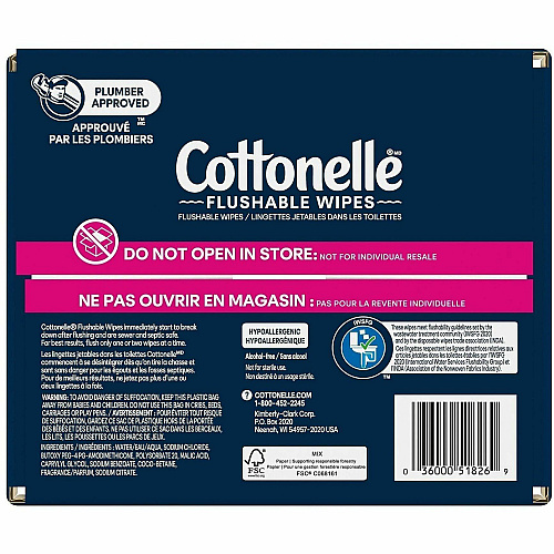 Cottonelle FreshCare Flush Wipes (51826)
