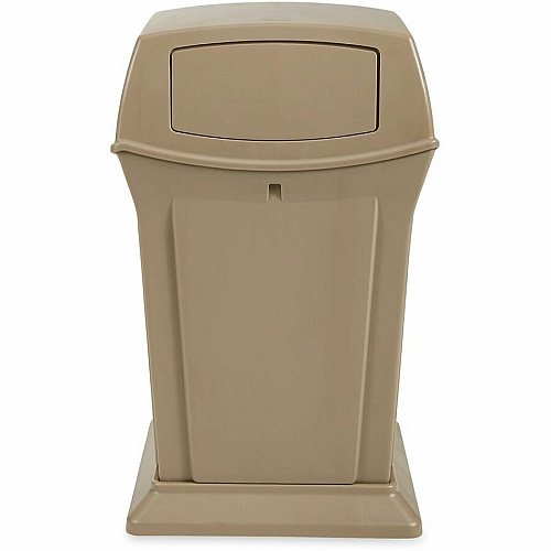 Rubbermaid Commercial Ranger Waste Container (FG917188BEIG)