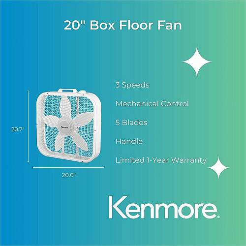 Kenmore Box Floor Fan (KM60048WH)