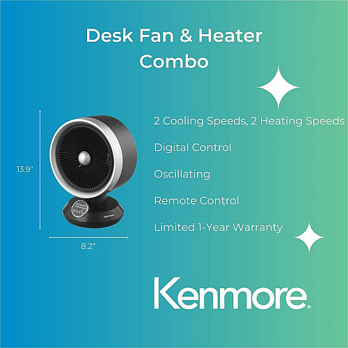 Kenmore Fan & Heater Combo (KM60079BK)
