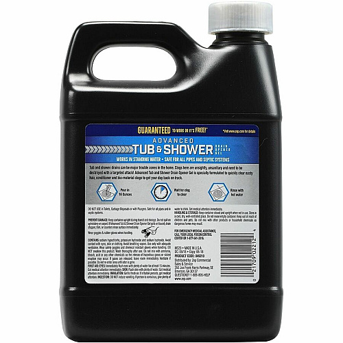 Zep Commercial Advanced Tub and Shower Drain Opener Gel (U49210)
