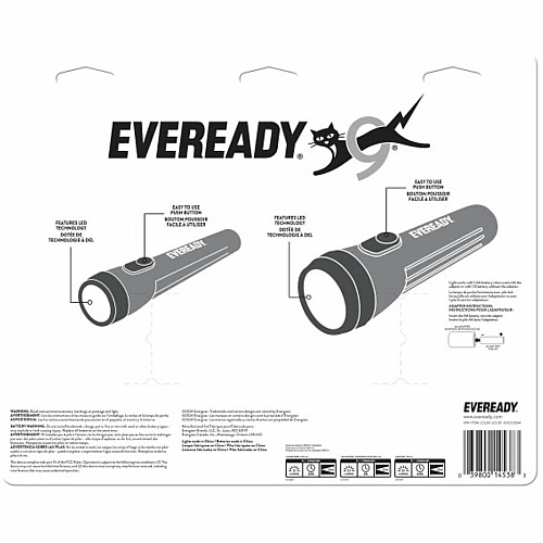 Eveready LED Economy Flashlight (EVLC1L1D2A)