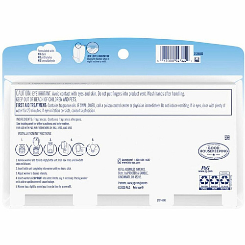 Febreze Plug Linen/Sky Oil Refill (13846)