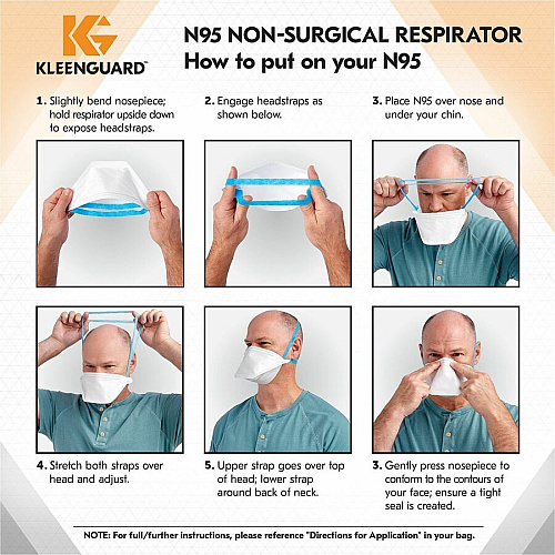 Ansell Health N95 Particulate Pouch Respirator (53899)