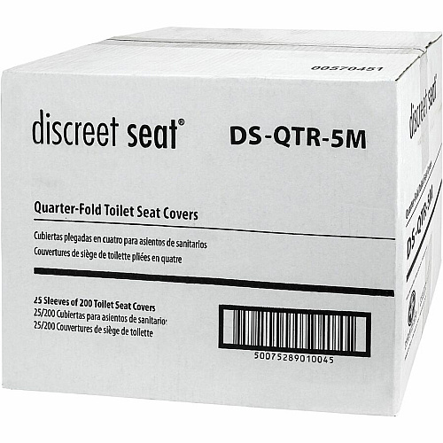 HOSPECO Recycled Paper Toilet Seat Covers (DSQTR5M)