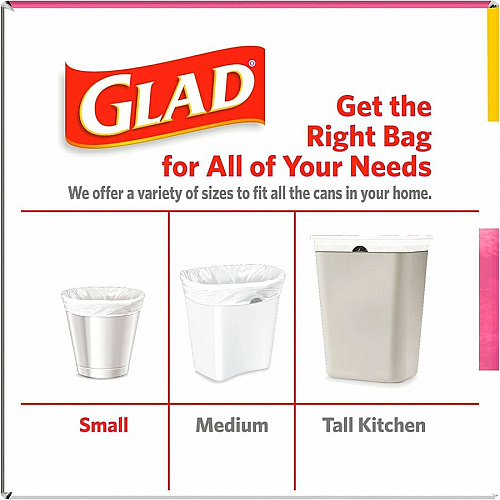 Glad Odorshield Cherry Blossom Trash Bags (79274)