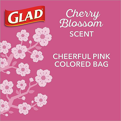 Glad Odorshield Cherry Blossom Trash Bags (79274)