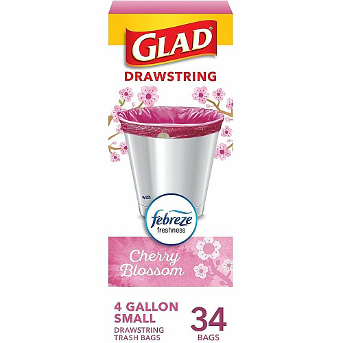 Glad Odorshield Cherry Blossom Trash Bags (79274)