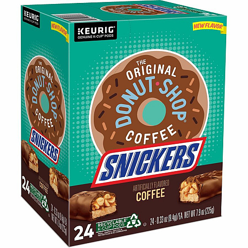 The Original Donut Shop K-Cup Snickers Coffee (9608CT)