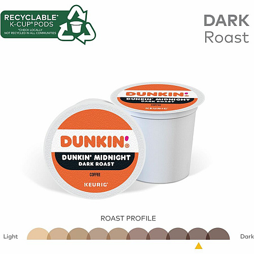 Dunkin' K-Cup Midnight Coffee (0316CT)