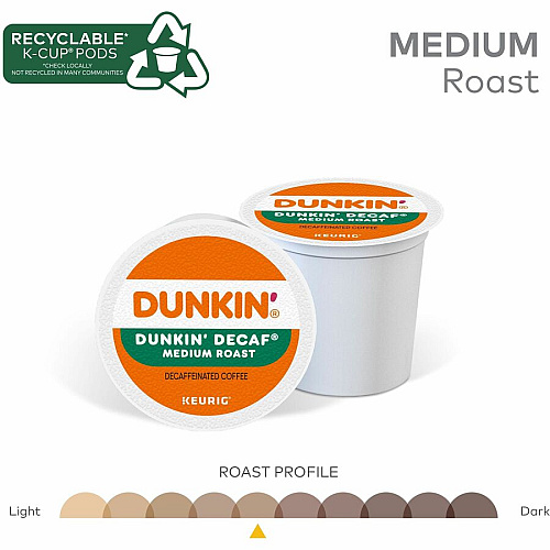 Dunkin' K-Cup Decaf Coffee (0317CT)