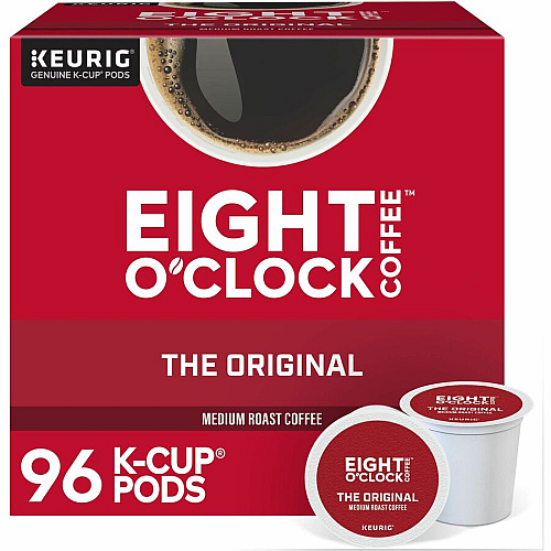 Eight O'Clock K-Cup, Ground Original Coffee (0657CT)