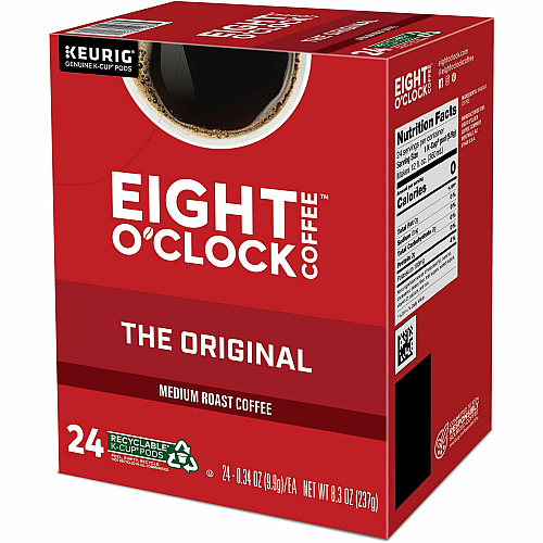 Eight O'Clock K-Cup, Ground Original Coffee (0657CT)